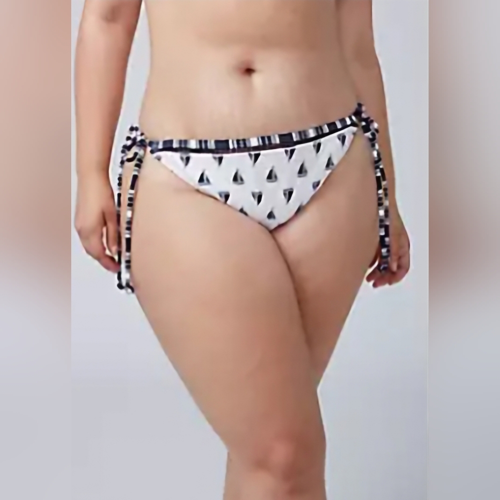 Swim By Cacique (Lane Bryant) Sailboats String Bikini Bottom Size 18 NWT